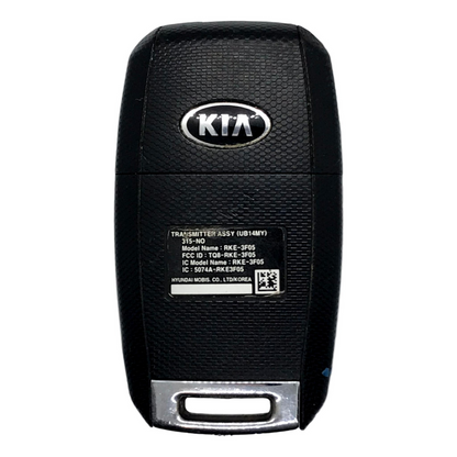 Kia Rio 4 Button Flip Key Remote 2014-2017 FCC: TQ8-RKE-3F05 (OEM)