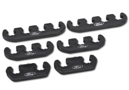 Ford Racing Wire Dividers 4 to 3 to 2 - Black w/ White Ford Logo 302-641