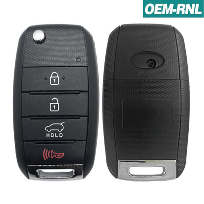 Kia Soul 2014-2019 OEM 4 Button Flip Key Remote w/ Hatch OSLOKA-875T