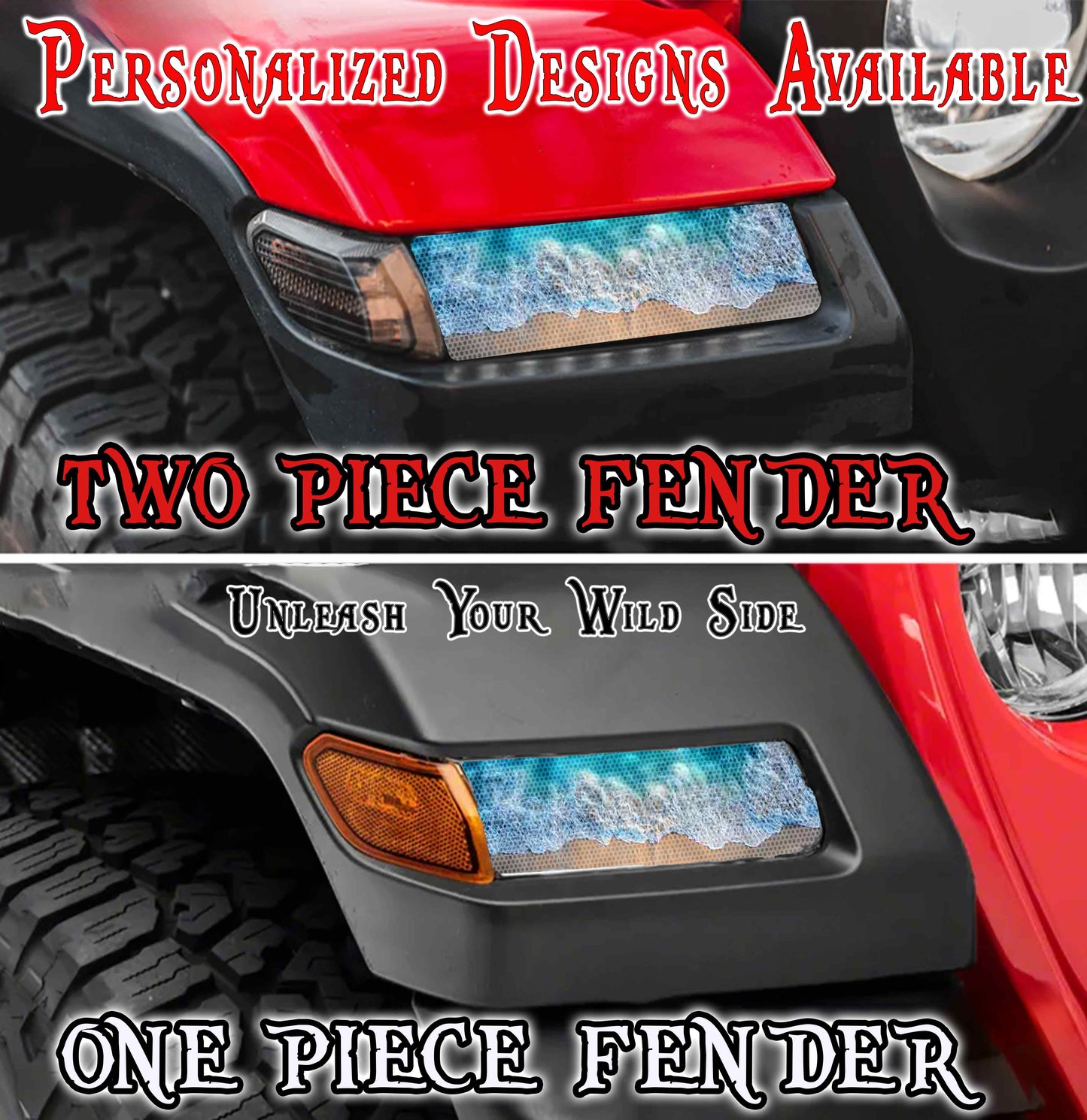 Beach Jl and Gladiator Turn signal decal 65