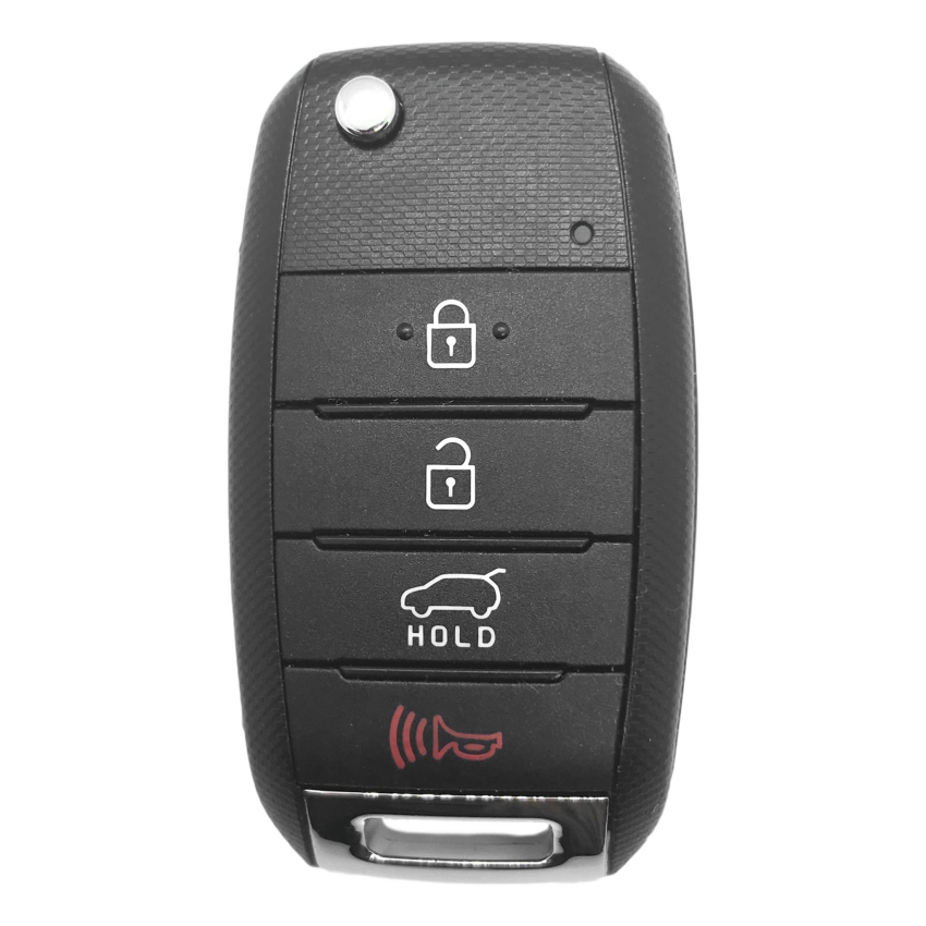 Kia Soul 2014-2019 OEM 4 Button Flip Key Remote w/ Hatch OSLOKA-875T