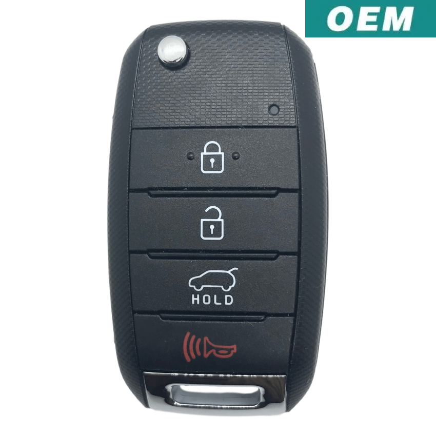 Kia Sorento 4 Button Flip Key Remote 2016-2020 OSLOKA-910T (OEM)