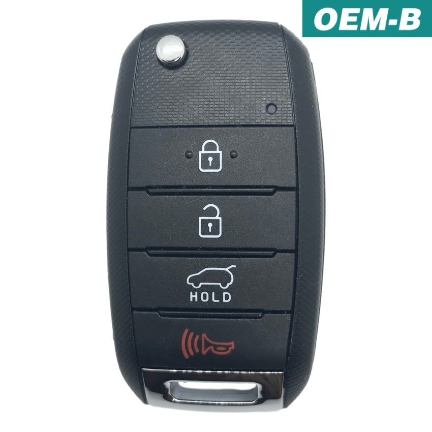 Kia Sorento 4 Button Flip Key Remote 2016-2020 OSLOKA-910T (OEM)