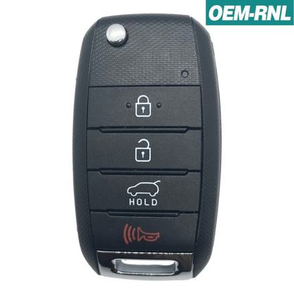 Kia Sorento 4 Button Flip Key Remote 2016-2020 OSLOKA-910T (OEM)