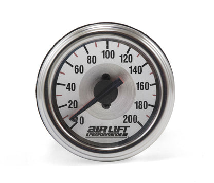 AIRLIFT Dual Needle Gauge- 200 PSI