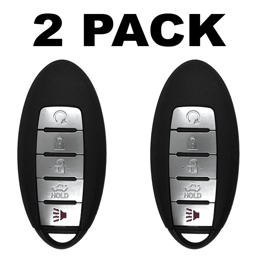 Nissan Altima Maxima 2016-2018 5 Button Smart Key FCC KR5S180144014 (2 Pack)