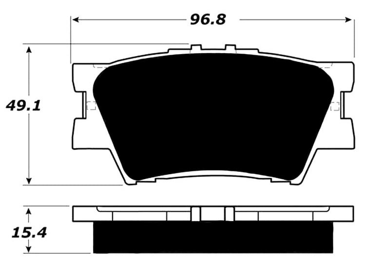 Porterfield Brake Pads for 2012 TOYOTA AVALON