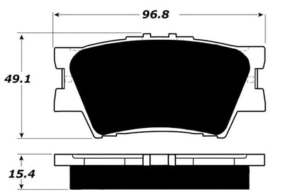 Porterfield Brake Pads for 2009 PONTIAC VIBE GT