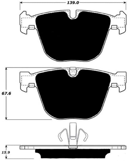 Porterfield Brake Pads for 2012 BMW 750 Series