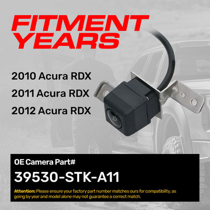Acura RDX (2010-2012) OEM Replacement Backup Camera OE Part # 39530-STK-A11