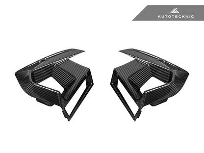 AutoTecknic Dry Carbon Front Bumper Air Vent Set - BMW F97 X3M LCI | F98 X4M LCI