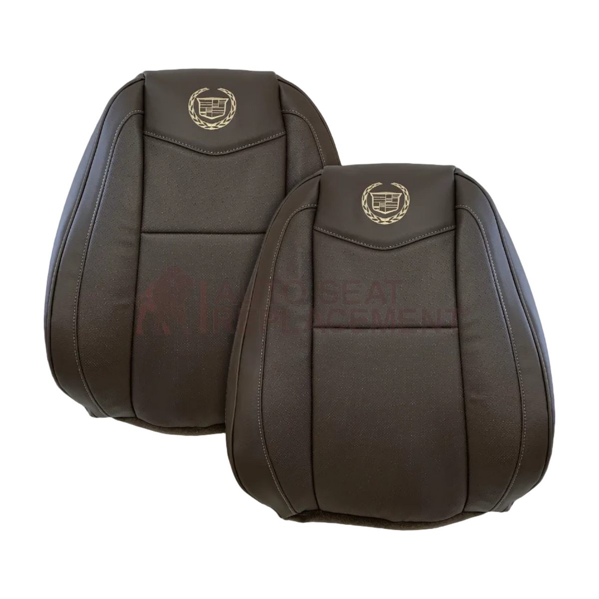2007-2014 Cadillac Escalade Platinum Edition Replacement Synthetic Leather or Genuine Leather Seat Cover In Brown