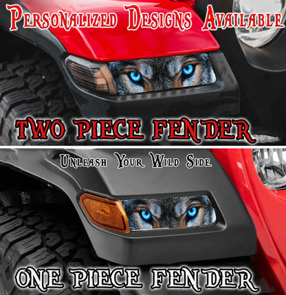 Wolf eyes Jl and Gladiator Turn signal decal 73