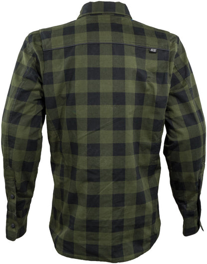 Speed and Strength True Grit Armored Motoshirt Olive/Black - Large