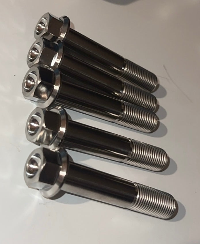 MRC Racing Components Raw Titanium Transmission to Engine Bolt Kit B/D Series