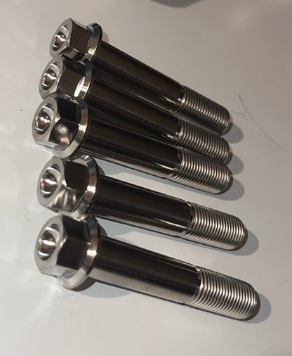 MRC Racing Components Raw Titanium Transmission to Engine Bolt Kit B/D Series