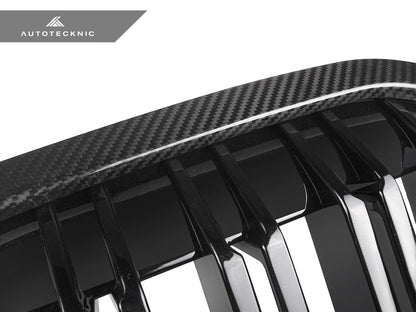 AutoTecknic Dual-Slats Dry Carbon Front Grille - BMW G07 X7 Pre-LCI