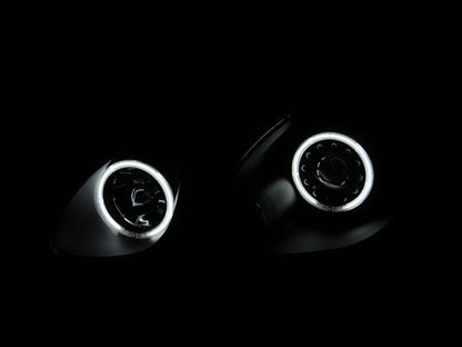 Anzo 1998-2005 Lexus Gs300 Projector Headlights w/ Halo Black