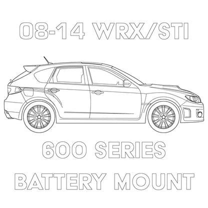 2008-2014 Subaru WRX/STI 600 Series Battery Mount