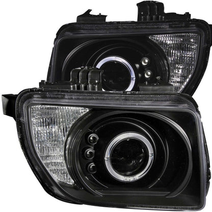 Anzo 2003-2006 Honda Element Projector Headlights w/ Halo Black