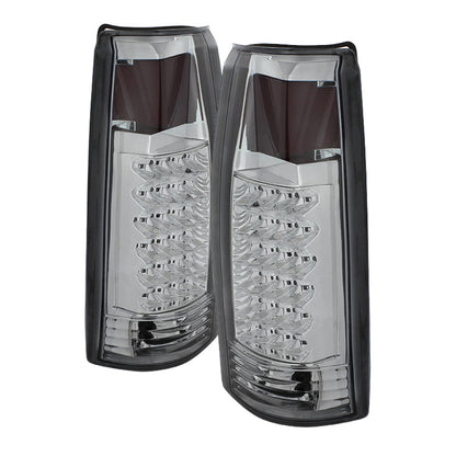 SPYDER Xtune Yukon Denali 99-00 LED Tail Lights Chrome ALT-JH-CCK88-LED-C 9022432