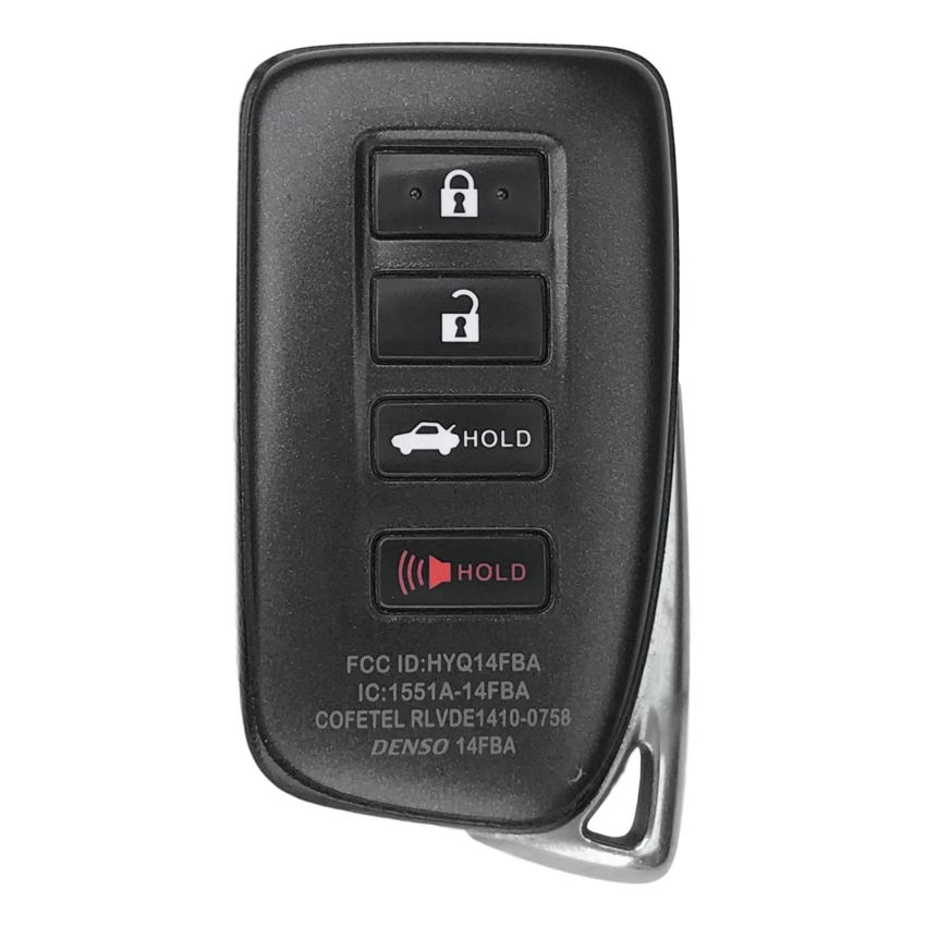 Lexus 2014-2019 OEM 4 Button Smart Key HYQ14FBA / AG Board 2020