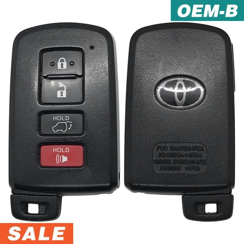 Toyota Highlander Sequoia 2014-2021 OEM 4 Button Smart Remote Key HYQ14FBA AG 2110