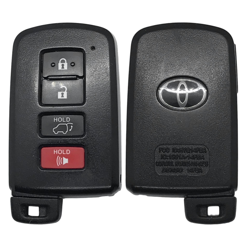 Toyota RAV4 2013-2018 OEM 4 Button Smart Key with Hatch HYQ14FBA G 0020