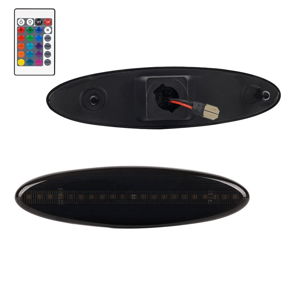 CORVETTE 97-04 REAR RGB DYNAMIC LED SIDE MARKERS w/ REMOTE