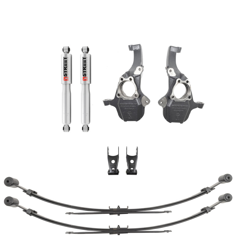 Belltech 2019+ GM Silverado / Sierra 1500 2WD / 4WD Front & Rear Complete Kit W/O Front Struts
