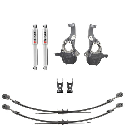 Belltech 2019+ GM Silverado / Sierra 1500 2WD / 4WD Front & Rear Complete Kit W/O Front Struts