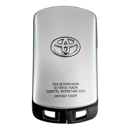 Toyota Sienna 2011-2020 OEM 6 Button Smart Key FCC: HYQ14ADR