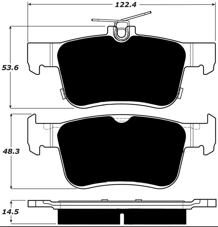 Porterfield Brake Pads for 2019 HONDA Civic Hatchback Type R