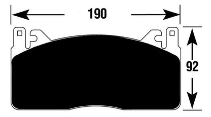 Porterfield Brake Pads for 2018 FORD MUSTANG Shelby GT350