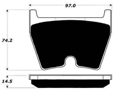 Porterfield Brake Pads for 2005 LAMBORGHINI GALLARDO