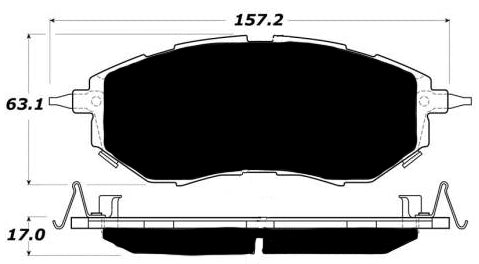 Porterfield Brake Pads for 2006 SUBARU LEGACY WAGON 2.5 GT
