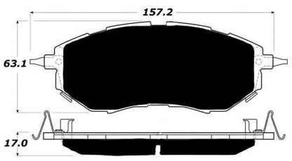 Porterfield Brake Pads for 2006 SUBARU LEGACY SEDAN 2.5 GT