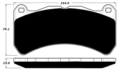 Porterfield Brake Pads for 2009 LEXUS IS F