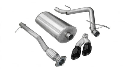 Corsa 09-09 Chevrolet Silverado Crew Cab/Short Bed 1500 4.8L V8 Black Sport Cat-Back Exhaust 14904BLK