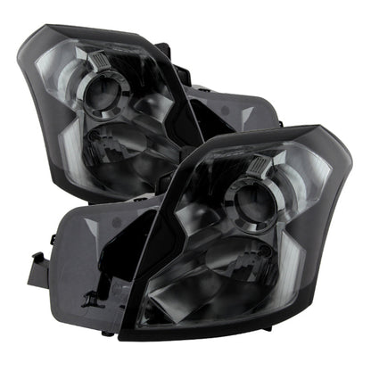 SPYDER Xtune Cadillac Cts 03-07 Crystal Headlights Halogen Model Only Smoke HD-JH-CCTS03-SM 9023811