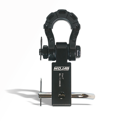 2'' Aluminum Hitch Receiver with Steel D-Shackle