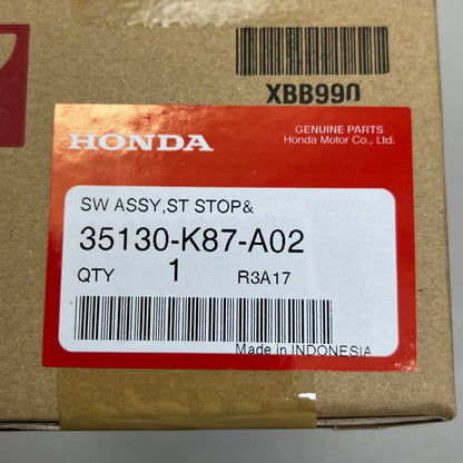 HONDA ST Stop & Hazard SW CMX300 CMX500 Rebel - CMX300 Genuine OEM 35130-K87-A02