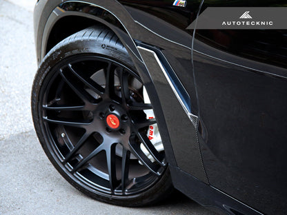 AutoTecknic Dry Carbon Fiber Fender Trim Set - BMW G06 X6
