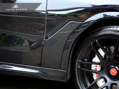AutoTecknic Dry Carbon Fiber Fender Trim Set - BMW G06 X6