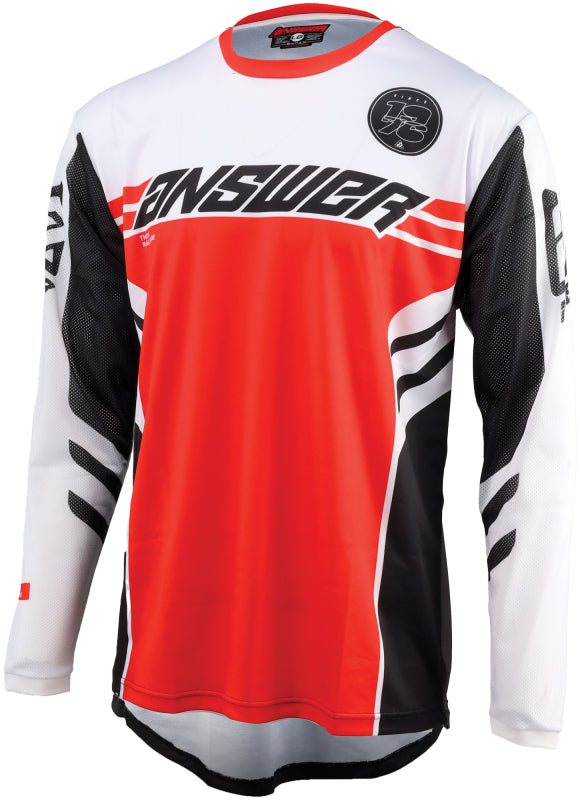 Answer 24 Arkon Nitrus Jersey Red/Black/White Youth - Large 442605