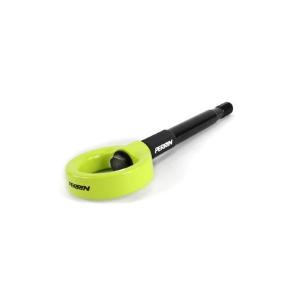 PERRIN Tow Hook Kit Rear Neon Yellow WRX 2008-2014 / STI Sedan 2008-2014 | PSP-BDY-251NY