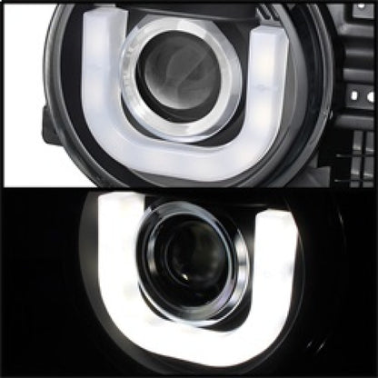 Spyder Toyota FJ Cruiser 07-14 Projector Halogen Model- 3D DRL LED Blk PRO-YD-TFJ07-3DDRL-BK 5075314