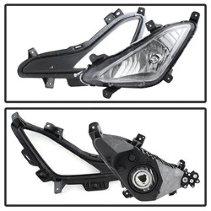 Spyder Hyundai Elantra 2014+ OEM Style Fog Lights W/Switch Clear FL-HYE2014-C 5080462
