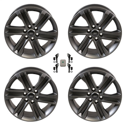 Ford Racing 2024+ Ford F-150 20in x 8.5in Dark Alloy Wheel Kit M-1007K-S2085F15A