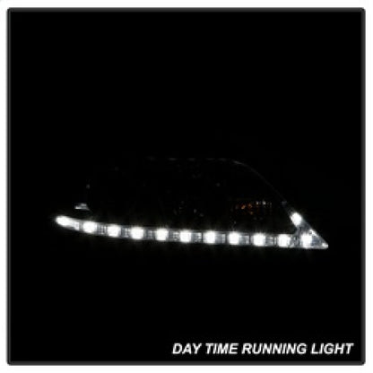 Spyder 11-14 Toyota Sienna Projector Headlights - DRL LED - Smoke PRO-YD-TSEN11-DRL-SM 5083999